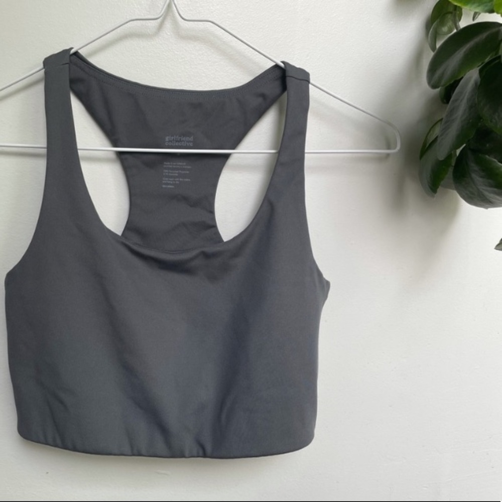 GIRLFRIEND COLLECTIVE Small Gray Sports Bra
